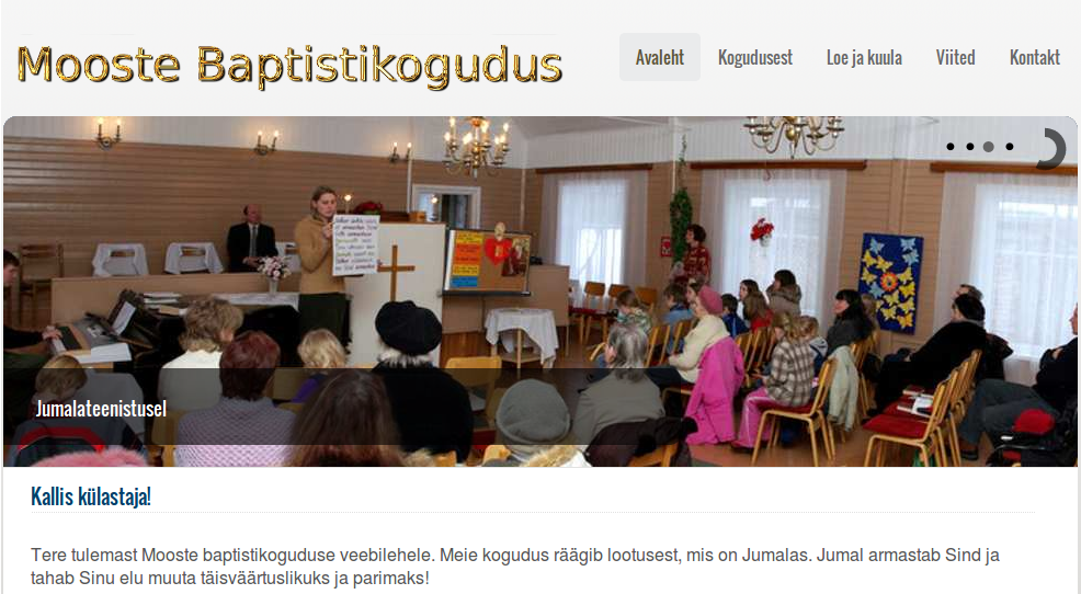 Mooste koguduse veeb